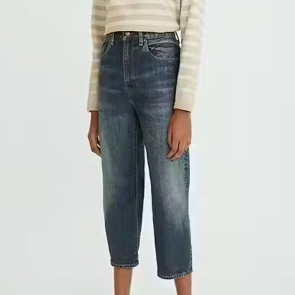Levi's Made in Japan Barrel Jeans in Dark Wash - NWT